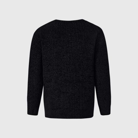 Sweater Niña Chenille Negro III  Fashion's Park-1