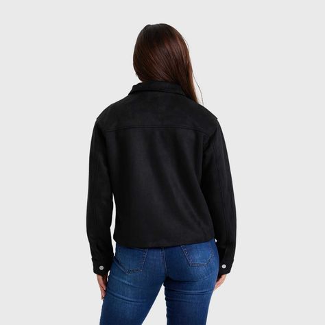 Chaqueta Mujer Corta Negro Fashion´s Park-2