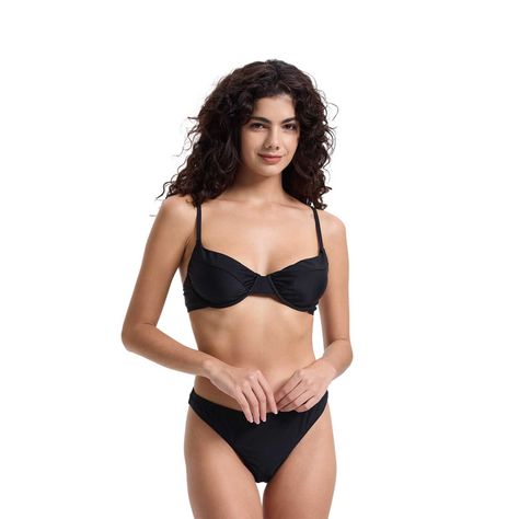 Traje De Baño Mujer Sosten Copa Negro Fashion's Park-0