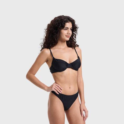 Traje De Baño Mujer Sosten Copa Negro Fashion's Park-1