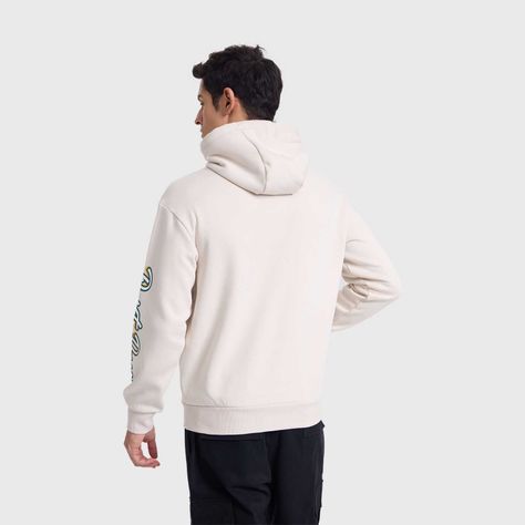 Polerón Hombre Hoodie Print Beige I Fashion's Park-2
