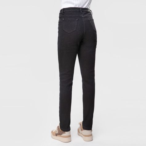 Jeans Skinny Con Polar Juvenil Negro Fashions Park-2
