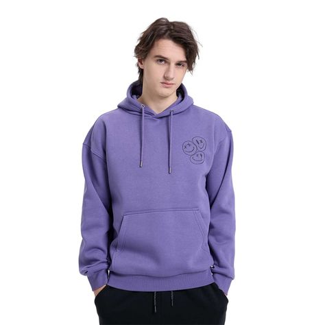 Polerón Hombre Hoodie Print Morado Fashion's Park-0