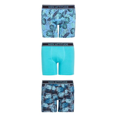 Boxer Hombre Tripack Rapport Turquesa-0