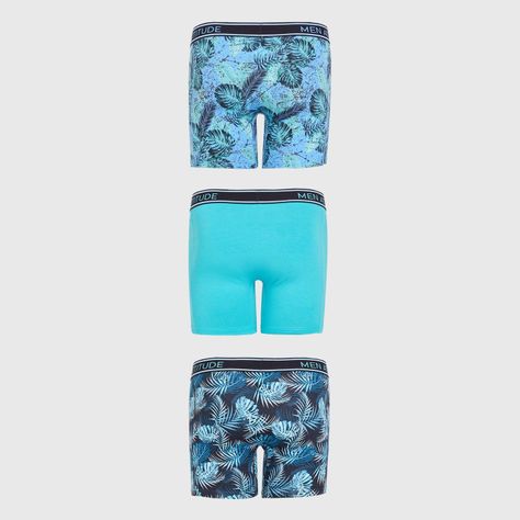 Boxer Hombre Tripack Rapport Turquesa-1