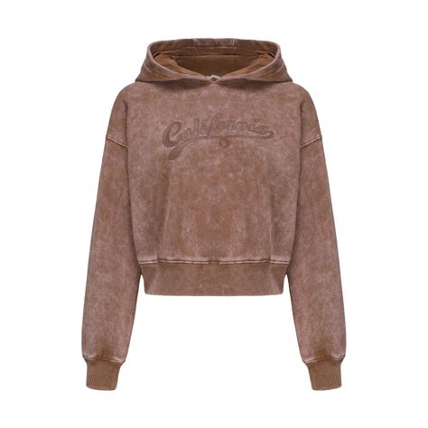 Polerón Niña Oversize Acid Wash Rosado-0