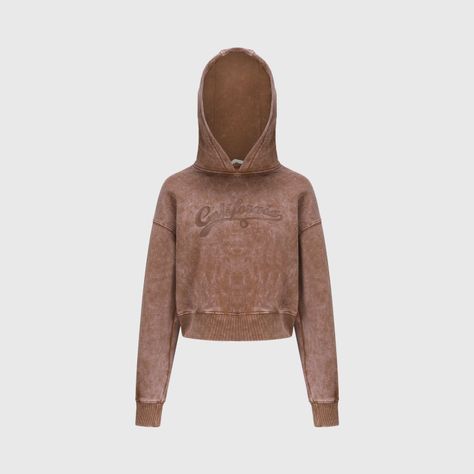 Polerón Niña Oversize Acid Wash Rosado-1
