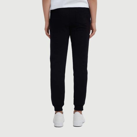 Pantalón Buzo Niño Texto En Costado Negro Fashion´s Park-1