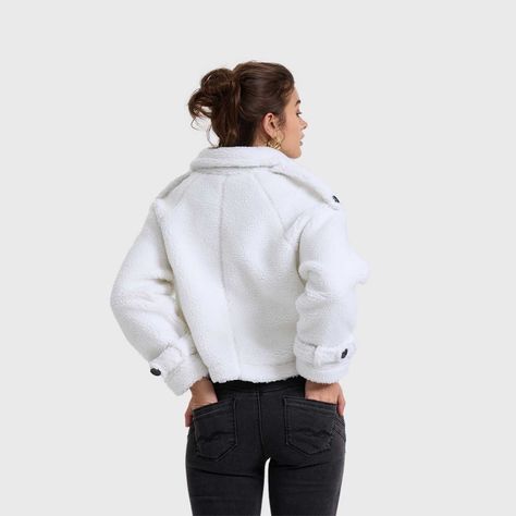 Chaqueta Mujer Polar Crudo Fashion's Park-2
