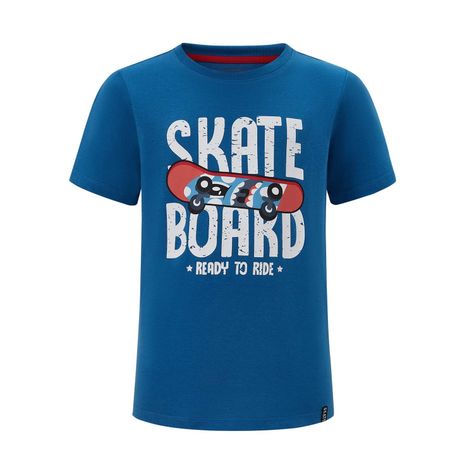 Polera Niño Print Azulino Fashion's Park-0