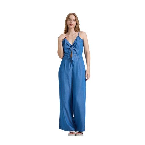Vestido Mujer Enterito Azul Oscuro Fashions Park-0