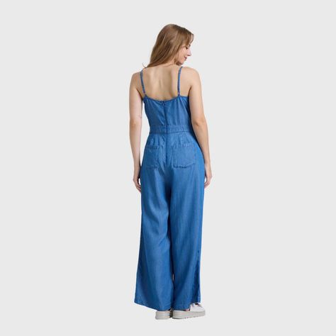 Vestido Mujer Enterito Azul Oscuro Fashions Park-2