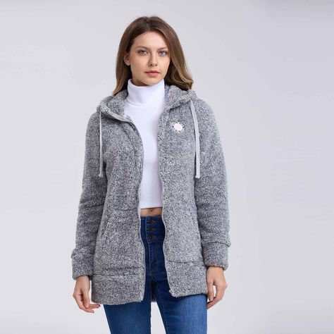 Polar Mujer Deporte Gris Melange-1