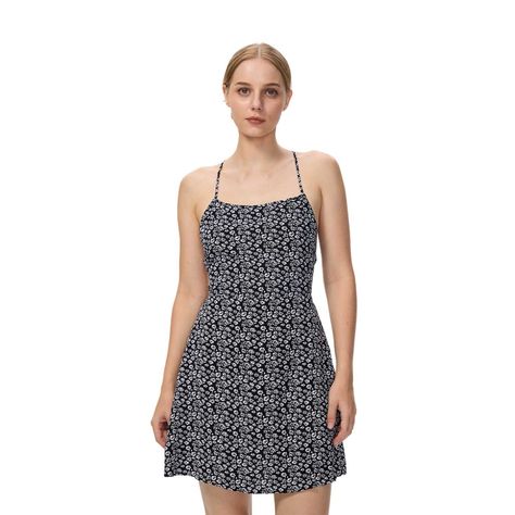 Vestido Mujer Básico Print Negro / Blanco Fashion's Park-0
