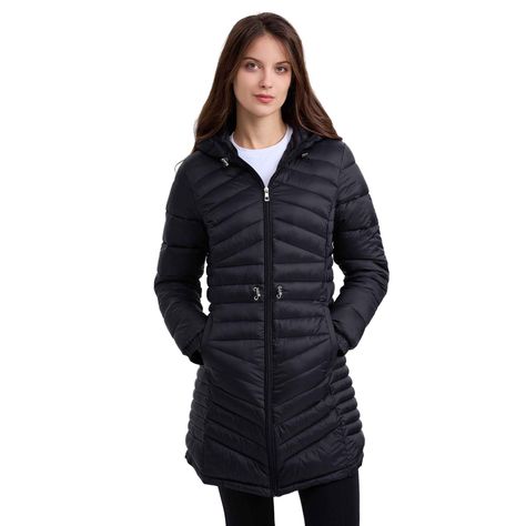 Parka Mujer Larga Básica Negro Fashion´s Park-0