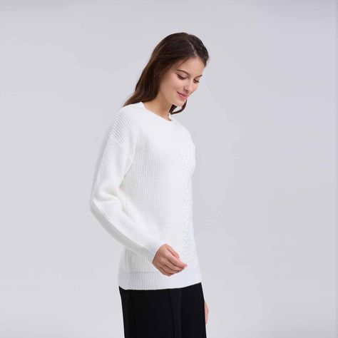 Sweater Mujer Mitad Crudo-1