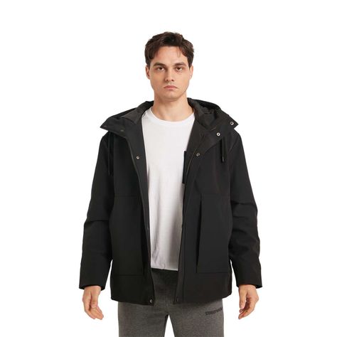 Chaqueta Hombre Cargo Negro Fashion´s Park-0