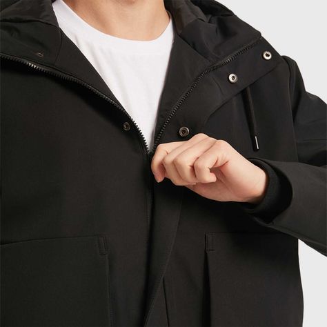Chaqueta Hombre Cargo Negro Fashion´s Park-3