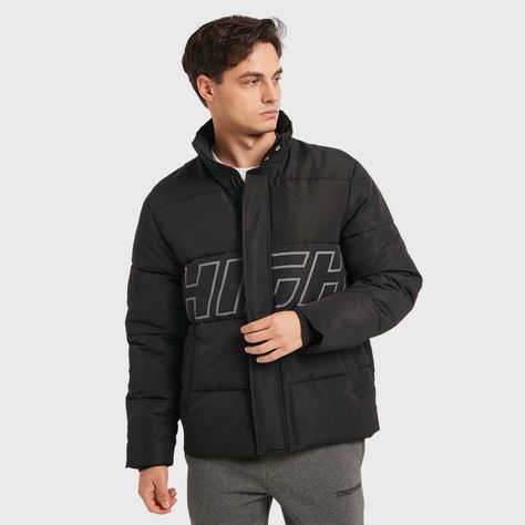 Parka Hombre Puffa Negro-1