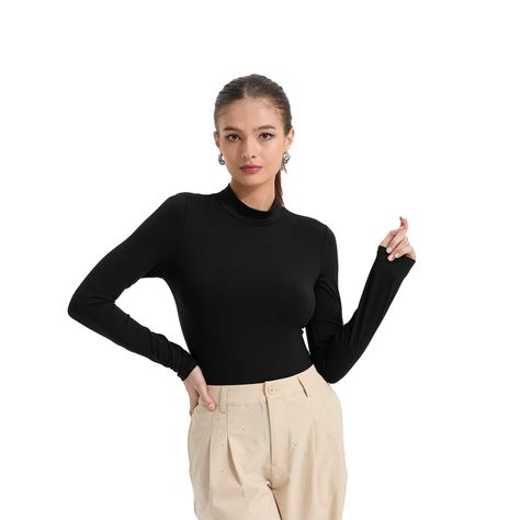 Polera Mujer Body Negro Fashion's Park-0
