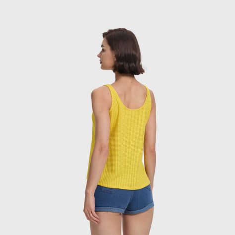 Polera Mujer Pabilo Grueso Amarillo Fashion's Park-2