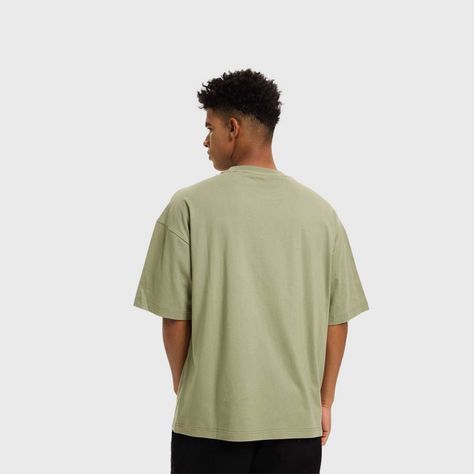 Polera Hombre Oversize Verde Claro I Fashion's Park-2