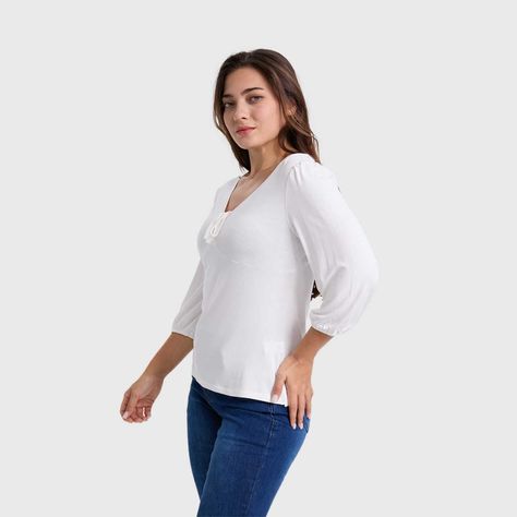 Polera Mujer Recogido Escote Crudo Fashion´s Park-1
