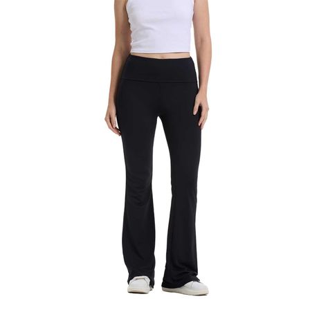 Pantalón Mujer Flare Negro Fashion's Park-0