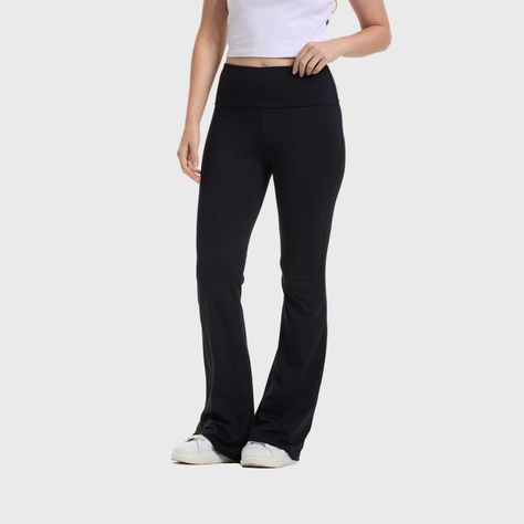 Pantalón Mujer Flare Negro Fashion's Park-1
