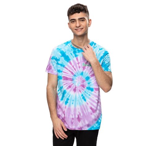 Polera Rick & Morty Espiral Juvenil Celeste Fashions Park-0