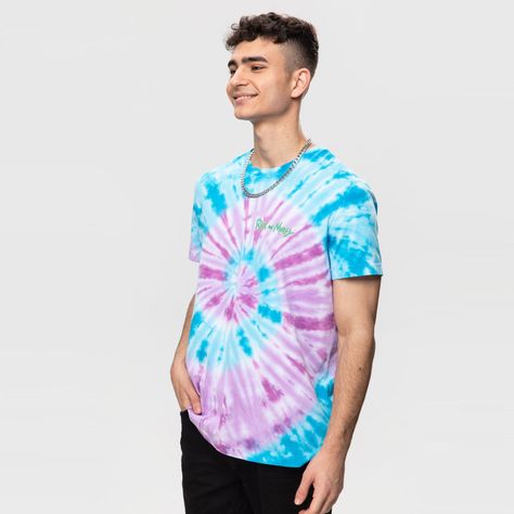 Polera Rick & Morty Espiral Juvenil Celeste Fashions Park-1