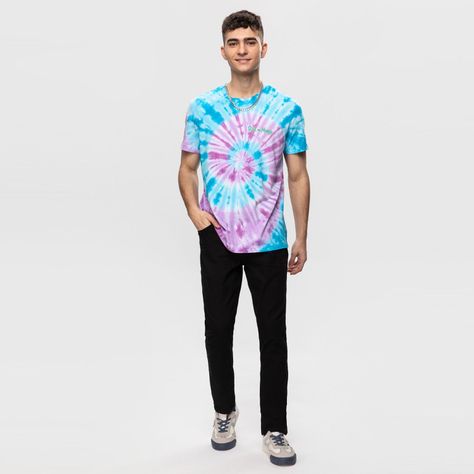 Polera Rick & Morty Espiral Juvenil Celeste Fashions Park-2
