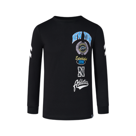 Polera Niño Con Print Negro Fashion's Park-0