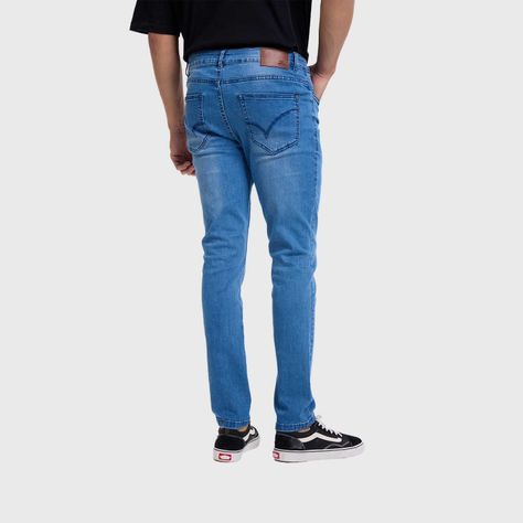 Jeans Hombre Skinny 101 Azul Claro Fashion's Park-2