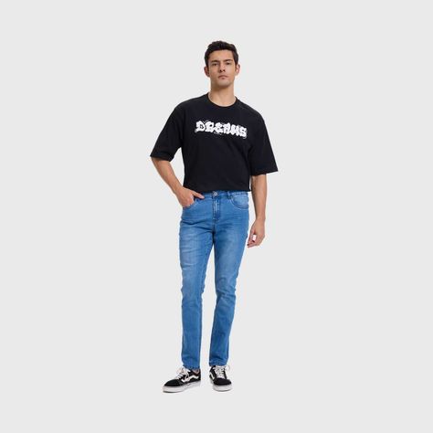 Jeans Hombre Skinny 101 Azul Claro Fashion's Park-3