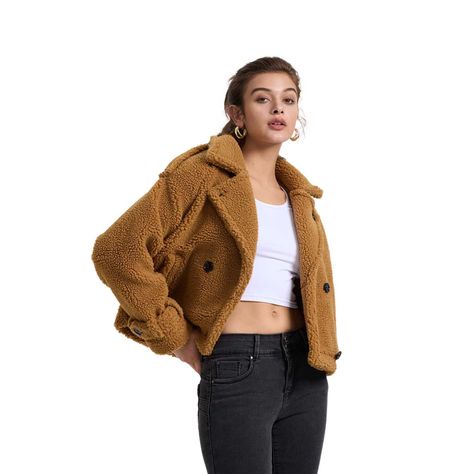 Chaqueta Mujer Polar Camel Fashion's Park-0
