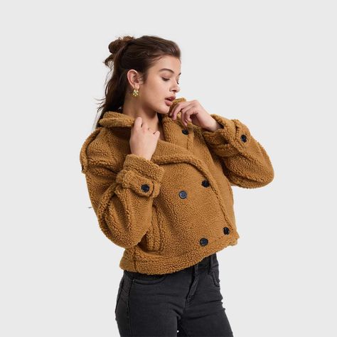 Chaqueta Mujer Polar Camel Fashion's Park-1