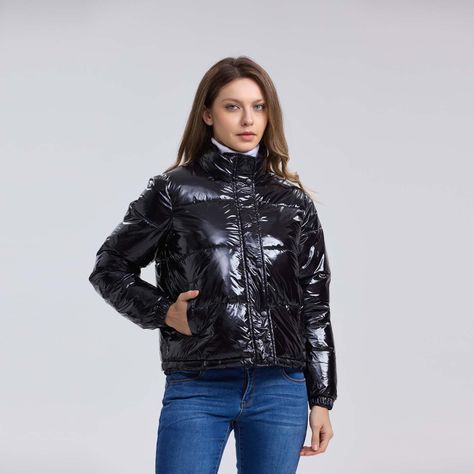 Parka Mujer Puffa Glossy Negro-0