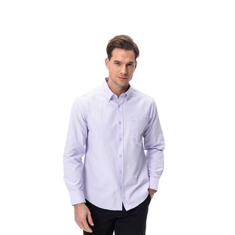 Camisa Hombre Oxford Lila Fashion's Park-0