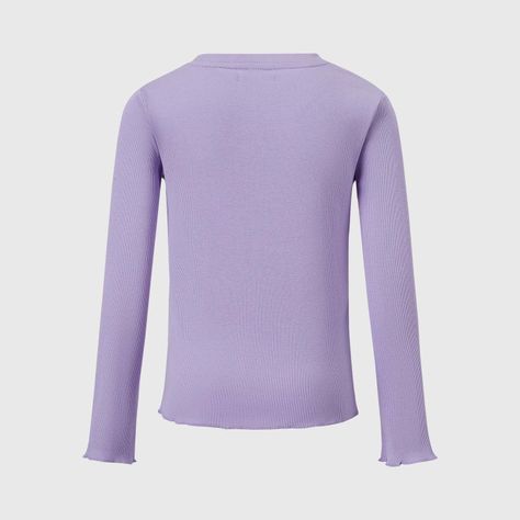 Polera Niña Strass Rib Lila-1
