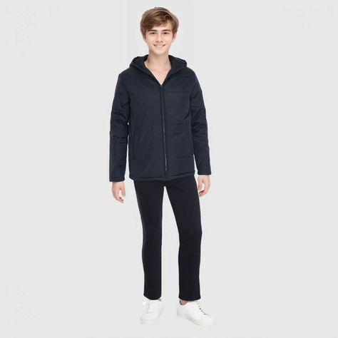 Parka Impermeable Hombre Azul Marino Hombre-3