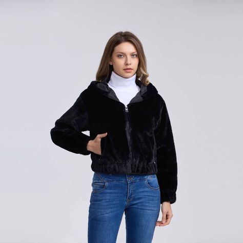 Chaqueta Mujer Polar Negro Fashion´s Park-0