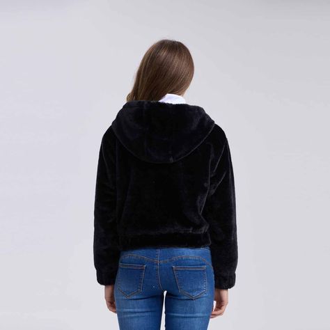Chaqueta Mujer Polar Negro Fashion´s Park-2
