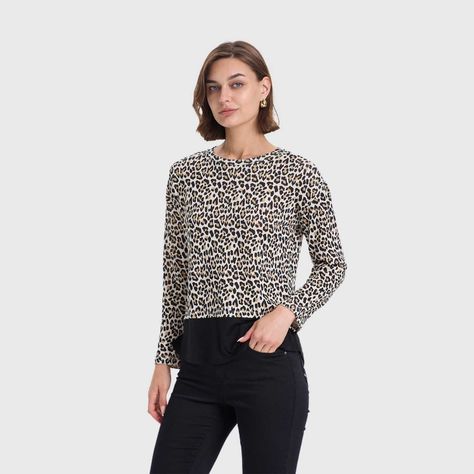 Sweater Mujer Con Faldón Beige Fashion's Park-1