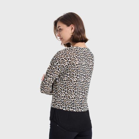 Sweater Mujer Con Faldón Beige Fashion's Park-2