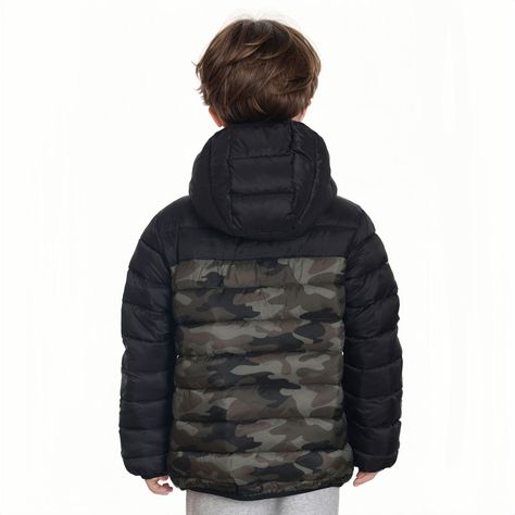 Parka Niño Clásica Verde Militar Fashion´s Park-1