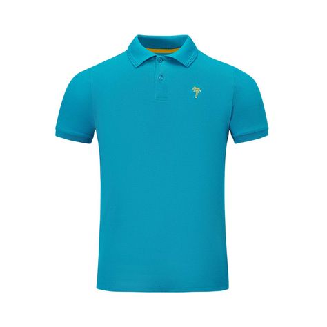 Polera Niño Pique Básica Turquesa Fashions Park-0