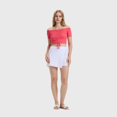 Polera Mujer Bardot Rosado Oscuro Fashion's Park-3