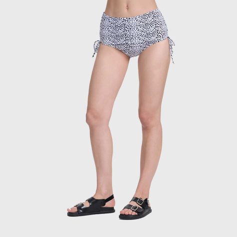 Traje De Baño Mujer Calzon Tiro Alto Blanco II FSP-1