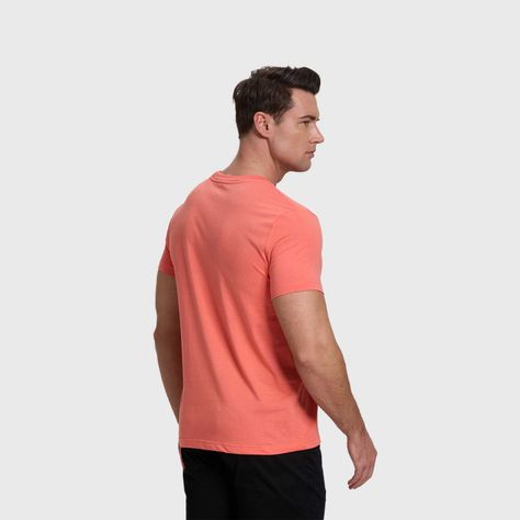 Polera Hombre Básica Con Bolsillo Coral I Fashion's Park-2